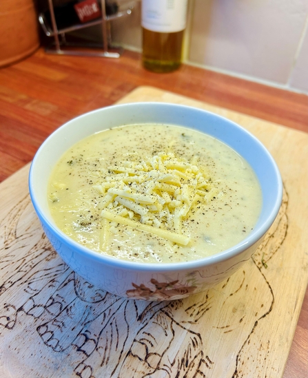 Cauliflower, Kale and Leek Soup