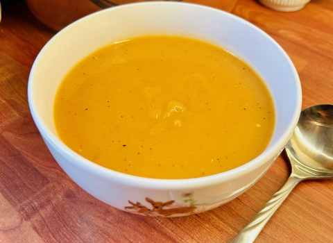 Autumn Sage, Butternut Squash and Sweet Potato Soup