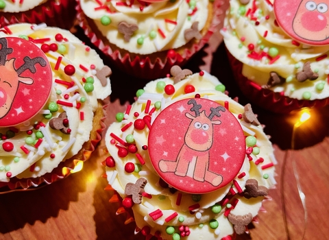 Festive cupcakes