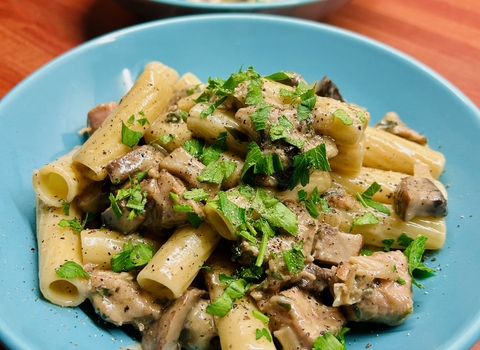 A plate of pasta