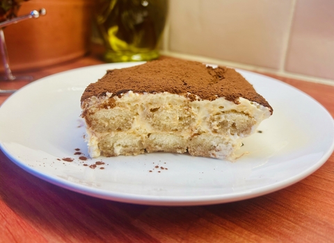 A slice of tiramisu