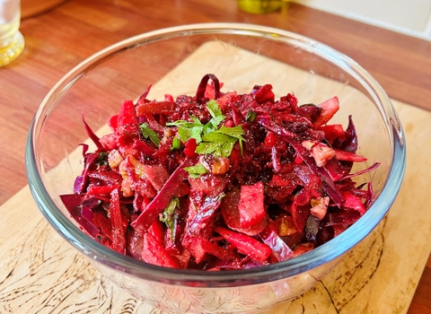 Beetroot and Seasonal Apple Salad
